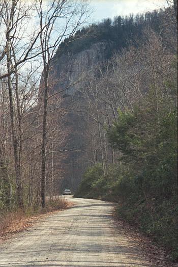 North Face of Looking Glass Rock from FR 475B